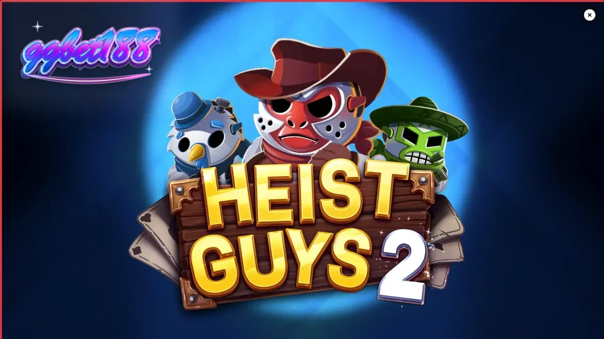 Tampilan layar permainan slot Heist Guys 2 di perangkat seluler