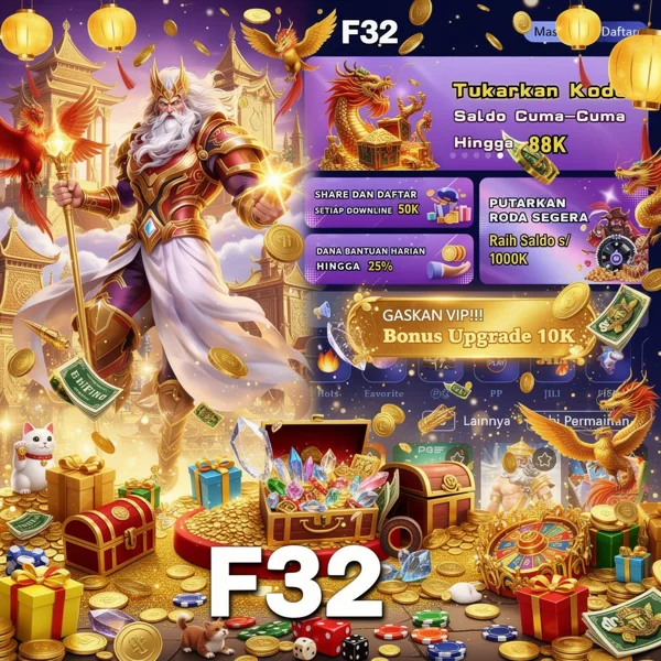 F32 Bonus Member Baru 100%